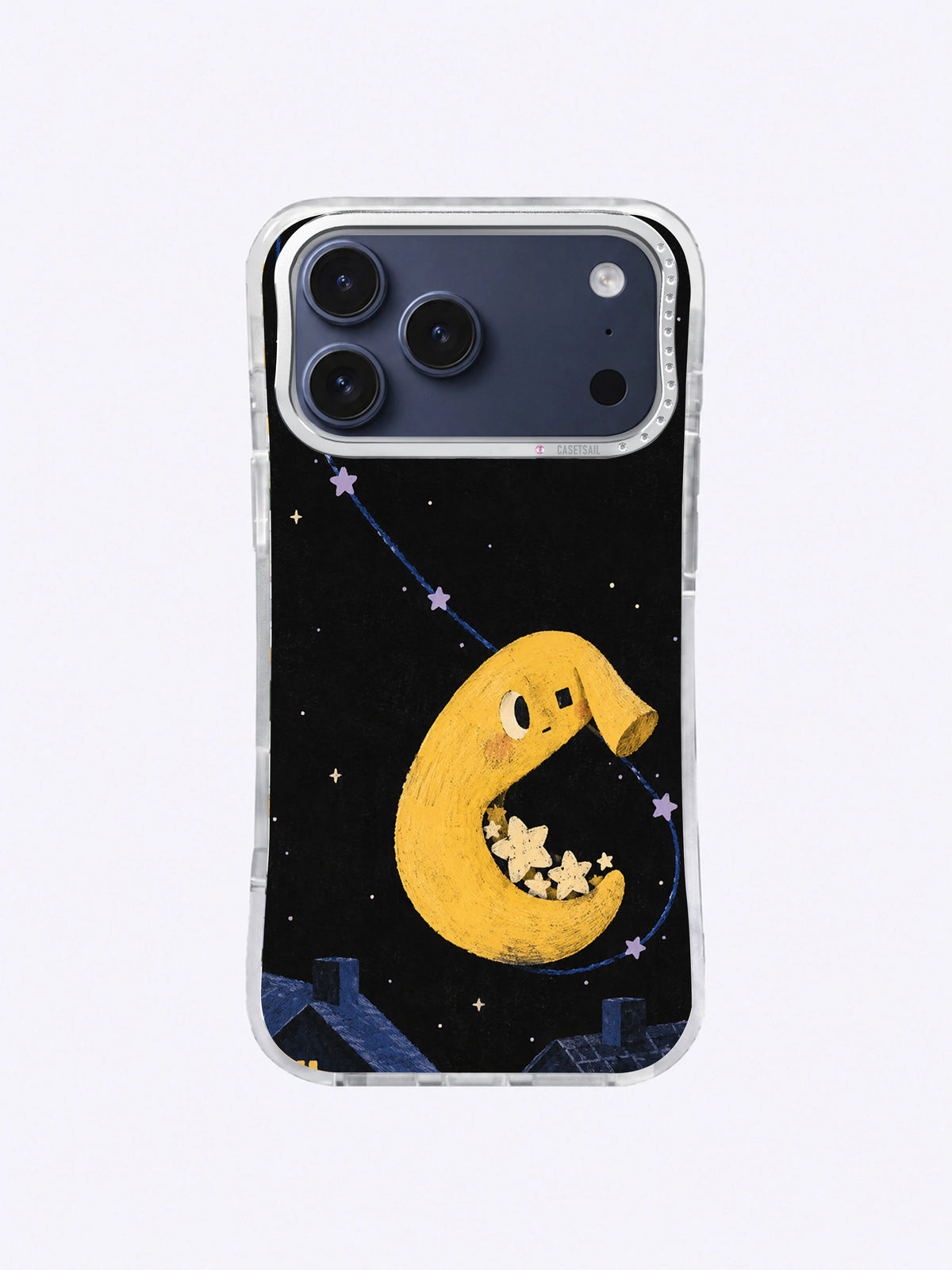 Front product view of The Midnight Crumb Thief iPhone 17 Pro Max case