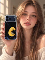 Lifestyle view of The Midnight Crumb Thief iPhone 17 Pro Max case