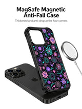 Midnight Daisy Orbit iPhone 16 Pro case detail