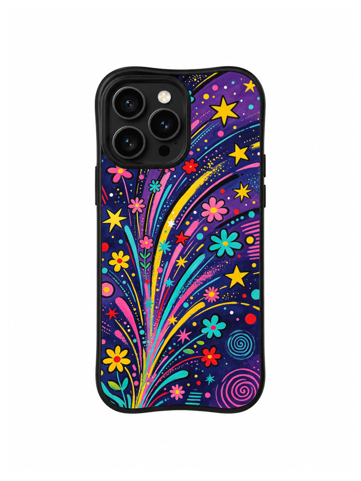 Midnight Flower Galaxy iPhone 13 Pro Max Case