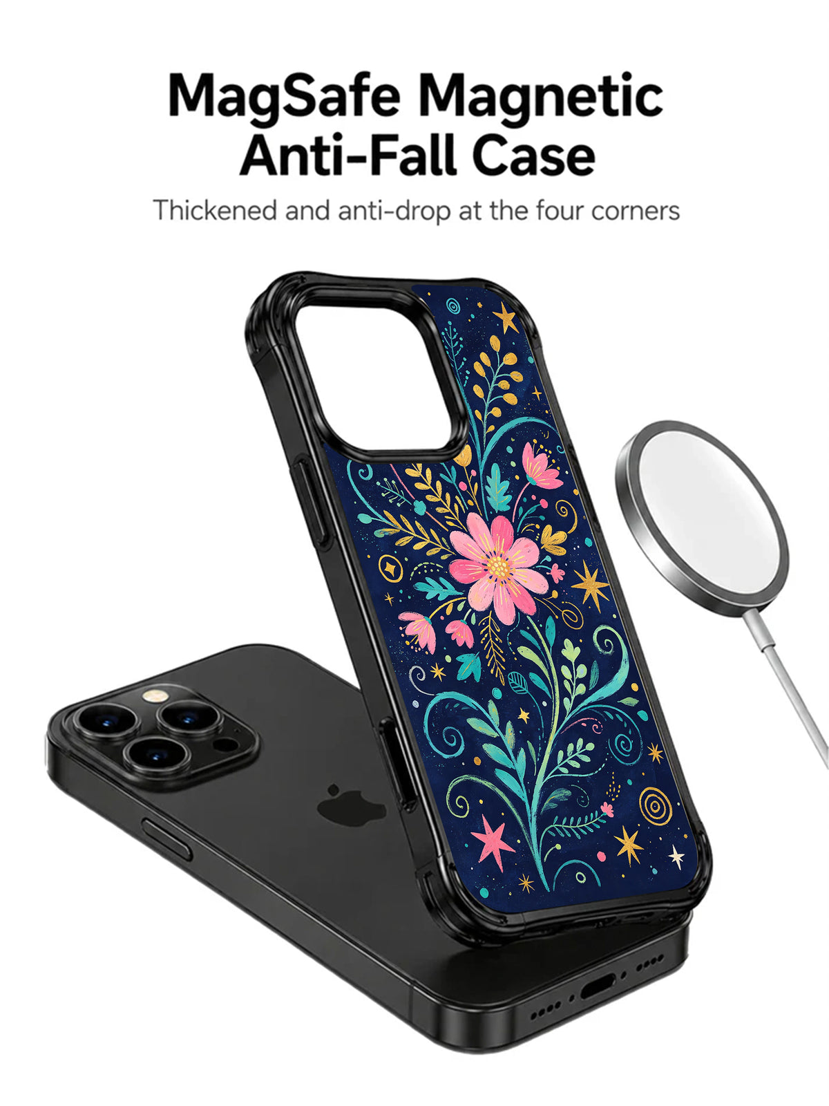 Midnight Garden Party MagSafe iPhone 14 Pro Max case