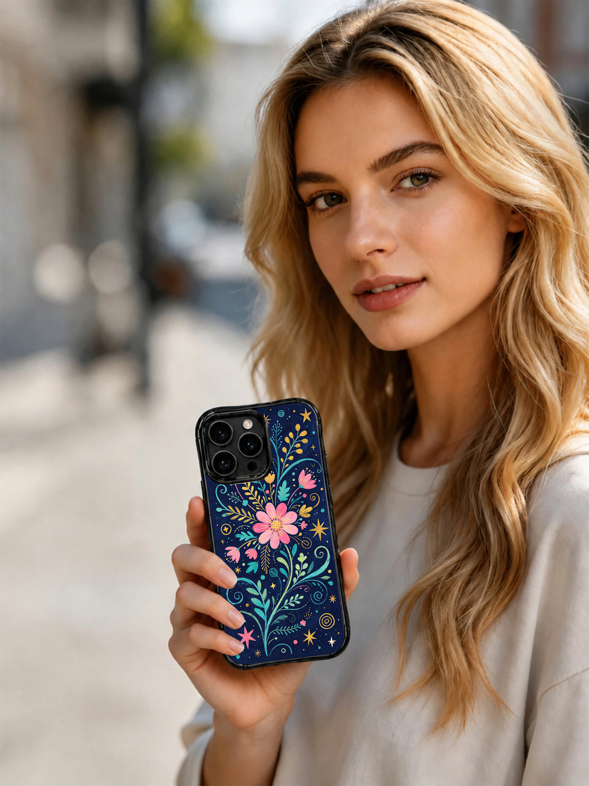 Midnight Garden Party iPhone 14 Pro Max case lifestyle