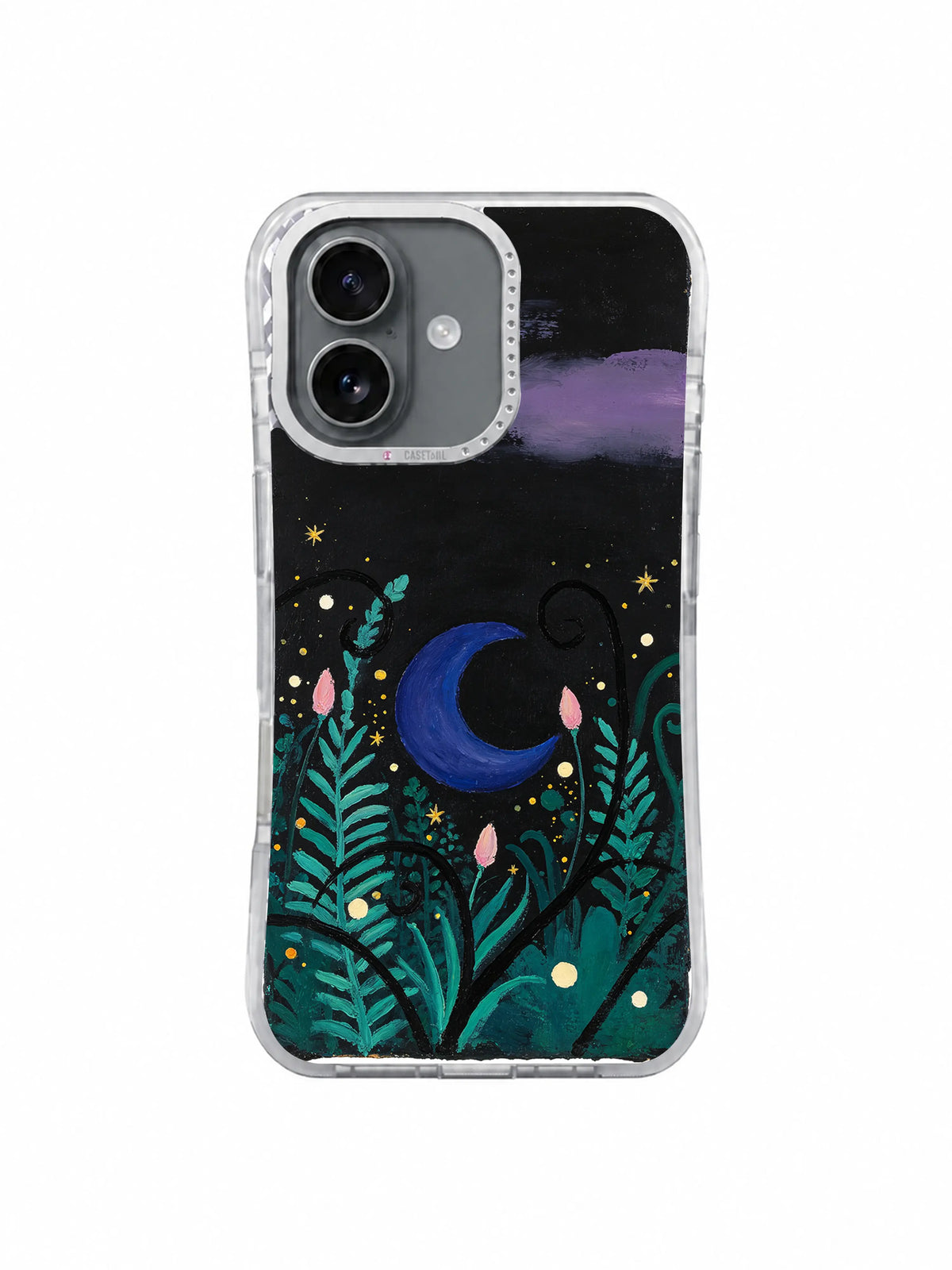 Blue Moon Fern Garden iPhone 16 Pro case pattern