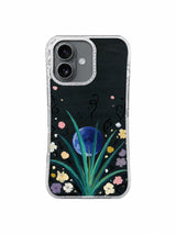 Midnight Moon Floral iPhone 16 Pro case pattern