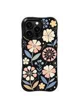 Midnight Heartflower Field iPhone 15 Pro case pattern