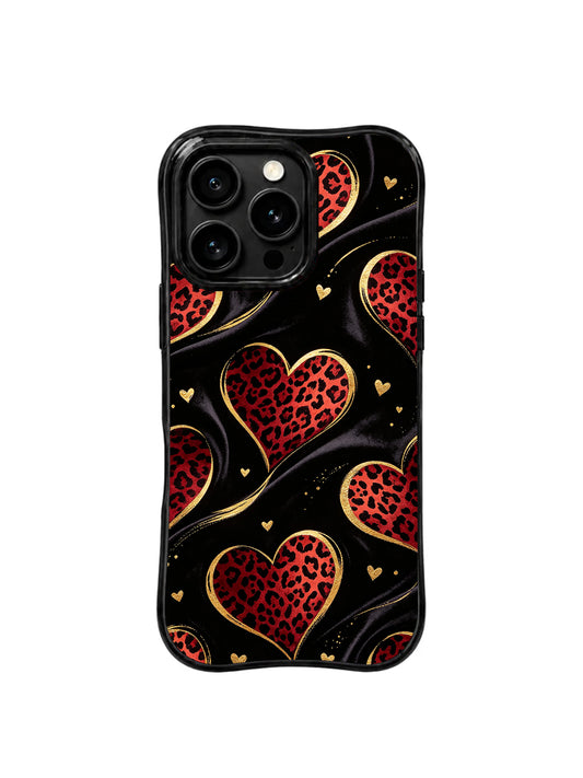 Midnight Leopard Romance iPhone 16 Pro case view 1
