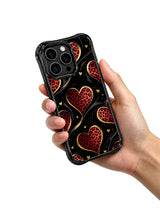 Midnight Leopard Romance iPhone 16 Pro case view 5