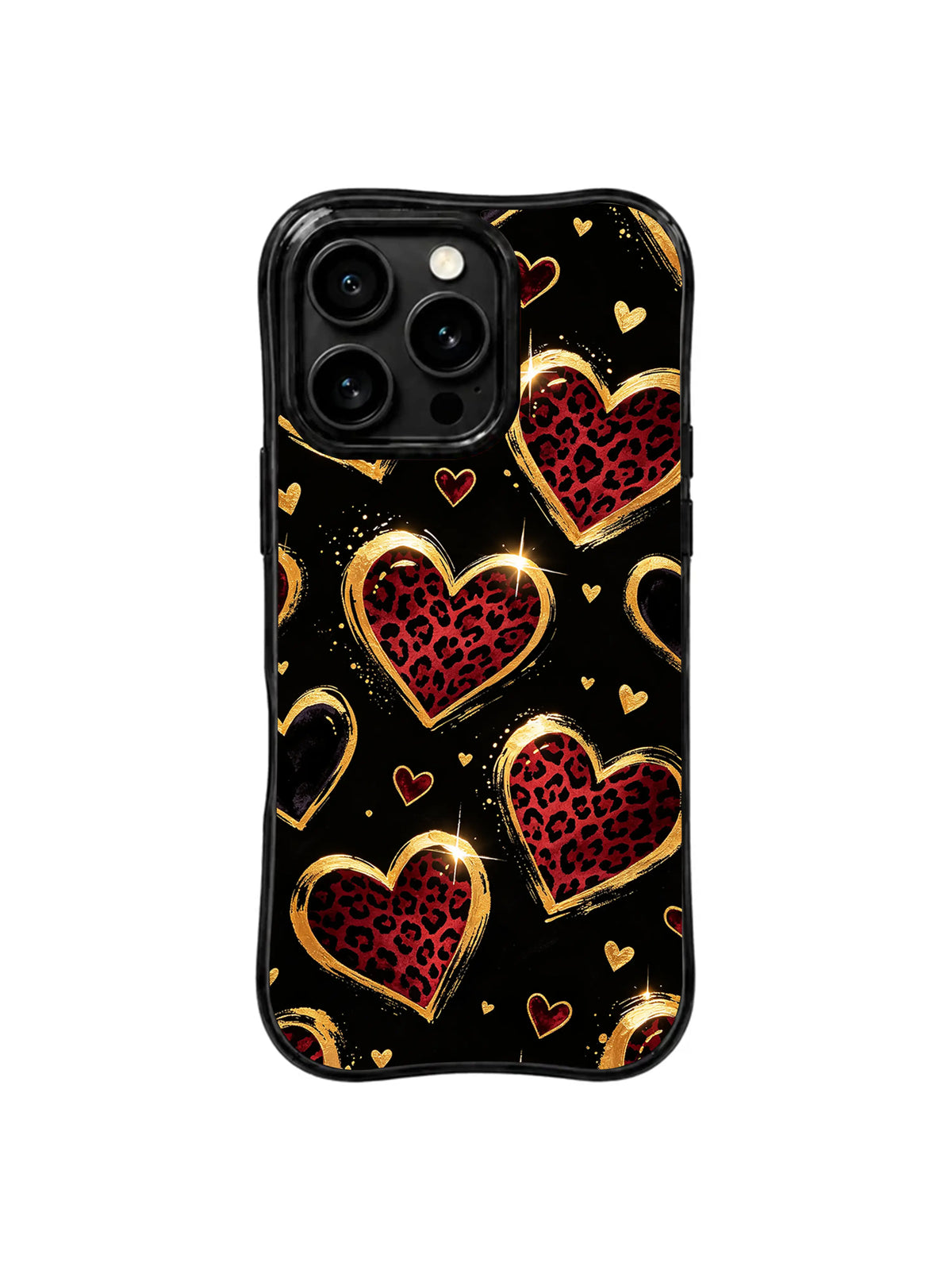 Golden Leopard Constellation artwork for iPhone 16 Pro case