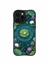Product or handheld view of the Midnight Lotus Frog case