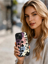 Product or handheld view of the Midnight Love Garden case
