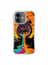Midnight Overflow iPhone 17 case — midnight castle clock and flowing wishes artwork 5