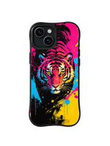 Midnight Voltage Prowler tiger art iPhone 15 Plus case