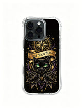 iPhone 14 case with midnight wilderness lynx plus 0