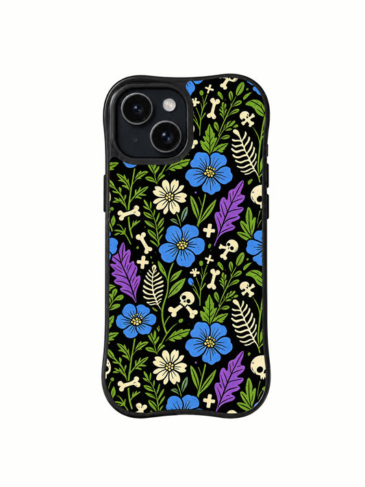 Midnight Wildflower Whispers iPhone 15 Plus case main view
