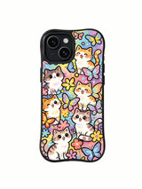 Butterfly Meow Dance iPhone 15 case artwork view 1