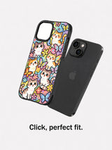 Butterfly Meow Dance iPhone 15 case artwork view 4