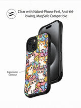 Butterfly Meow Dance iPhone 15 case artwork view 5