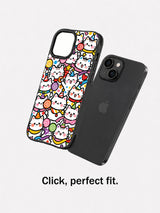Candy Cat Carnival iPhone 15 case artwork view 4