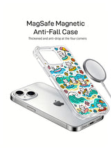 Coastal Cat Parade iPhone 15 case artwork view 3