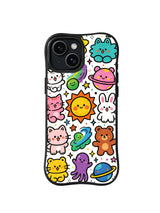 Colorful Animal Friends pattern 8 for iPhone 15 case