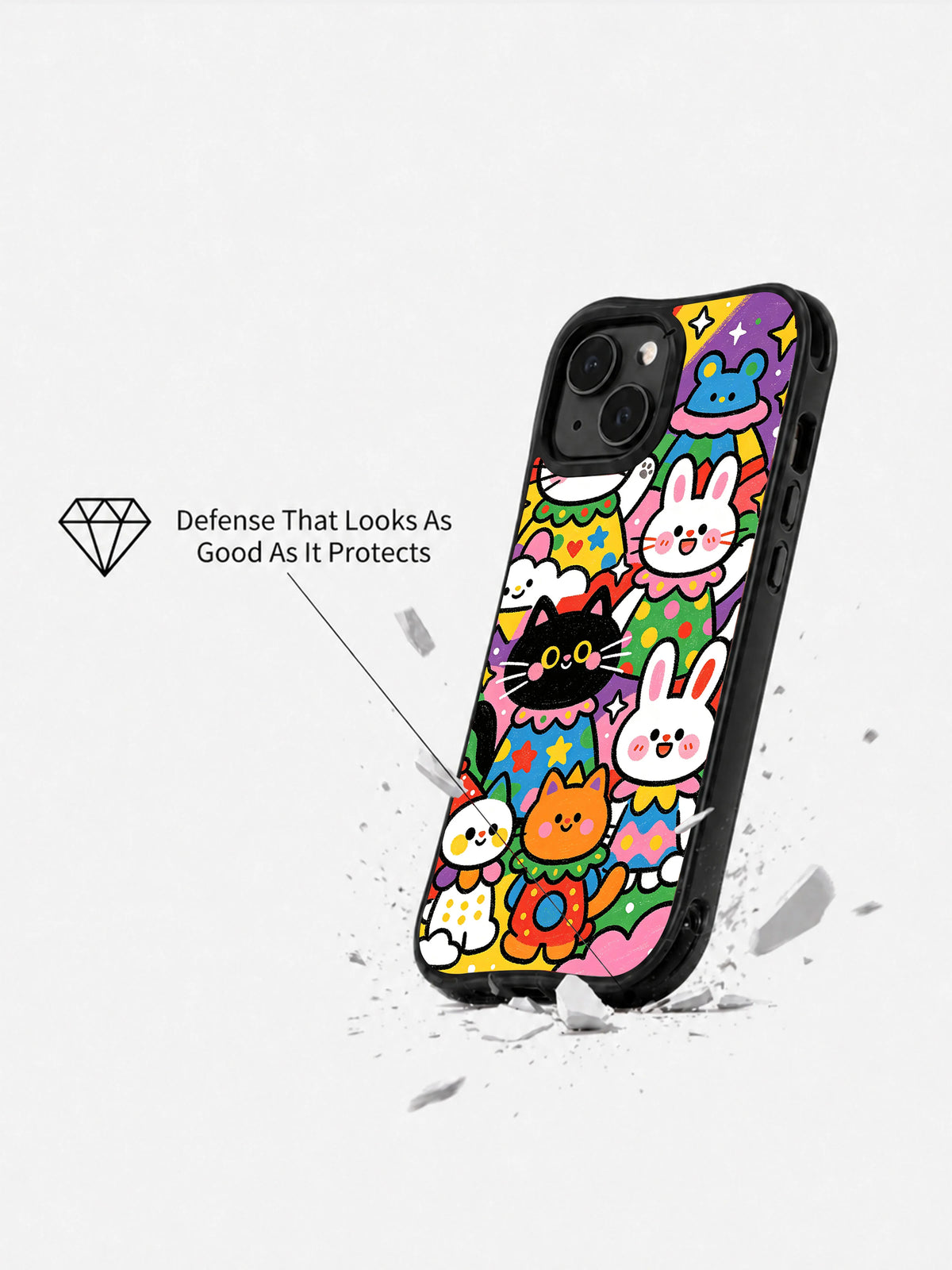 Dream Animal Club iPhone 15 case artwork view 3
