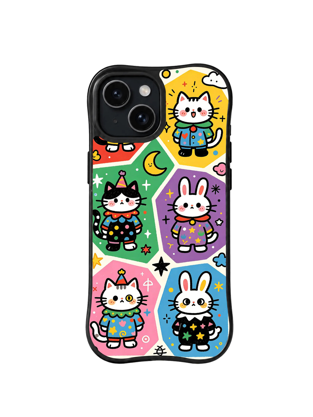 Moonlit Costume Club fantasy animal pattern for iPhone 15 case