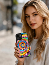 Rainbow Cat Universe iPhone 15 case artwork view 6