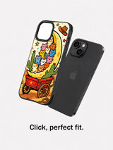 Wild West Meow Town iPhone 15 case artwork view 4