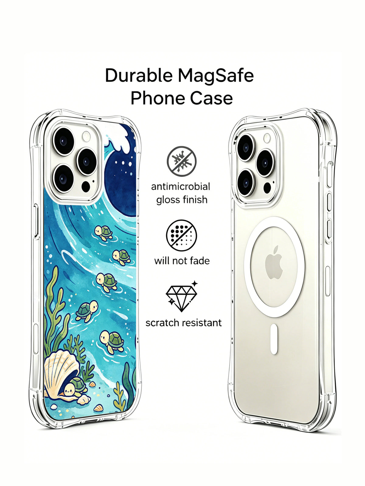 Desteklenmeyen koruma, uyum veya MagSafe iddiaları içeren tedarik ürün grafiği