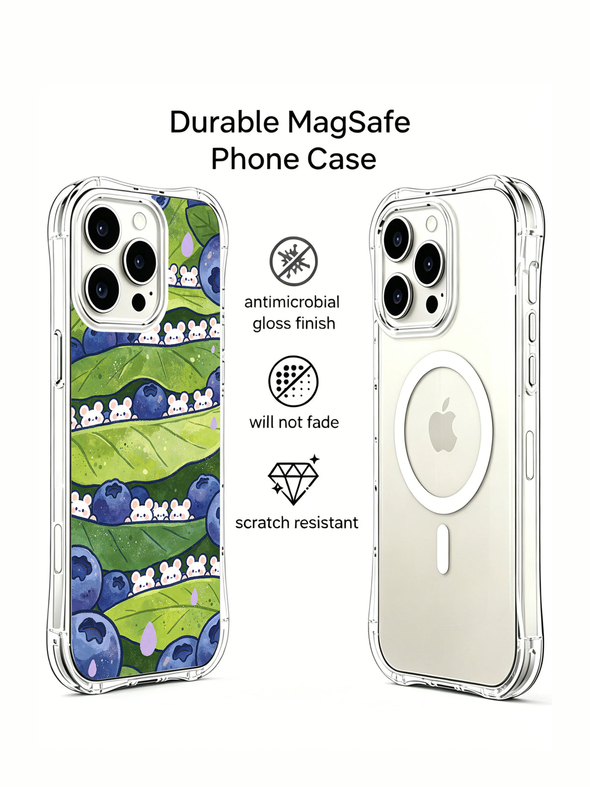 Supplied product graphic with unsupported protection, fit or MagSafe claims
