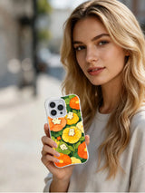 Product or handheld view of the Rainbow Flower Bears case