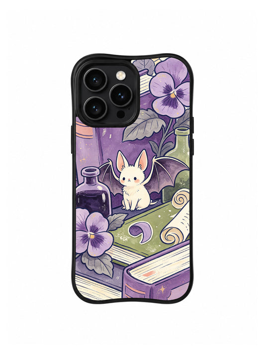 Product or handheld view of the Violet Library Batlings case