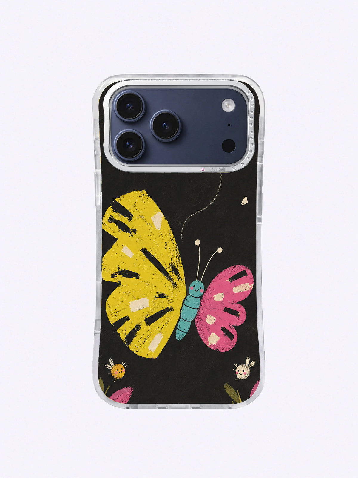 The Butterfly That Missed the Beat iPhone 17 Pro Max Case front view