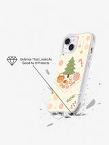 Mistletoe Picnic Christmas iPhone 14 Plus case impact presentation