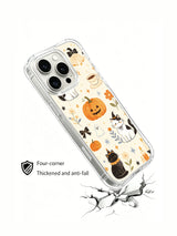 Moon Cat Halloween Café telefon kılıfının tanıtım görseli.