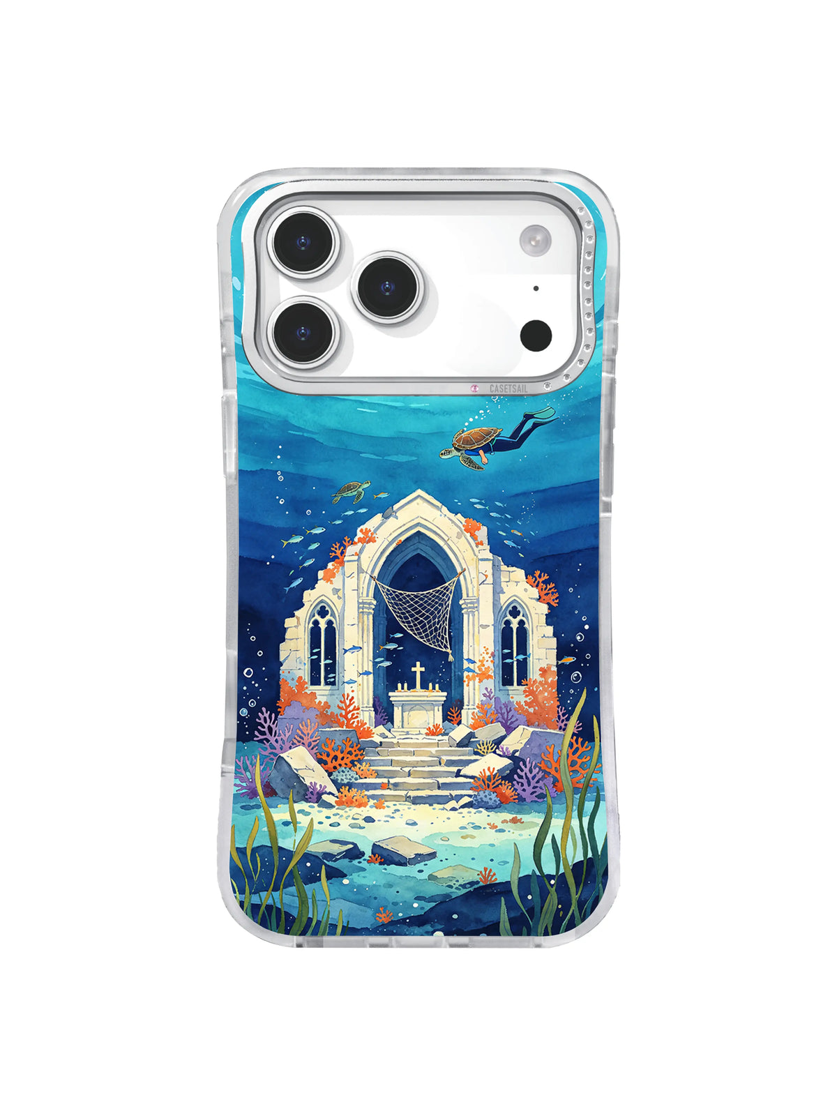 The Moon Cathedral Below the Bay sunken moon cathedral iPhone case artwork