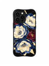 Celestial Lotus Bouquet pattern on iPhone 15 Pro case
