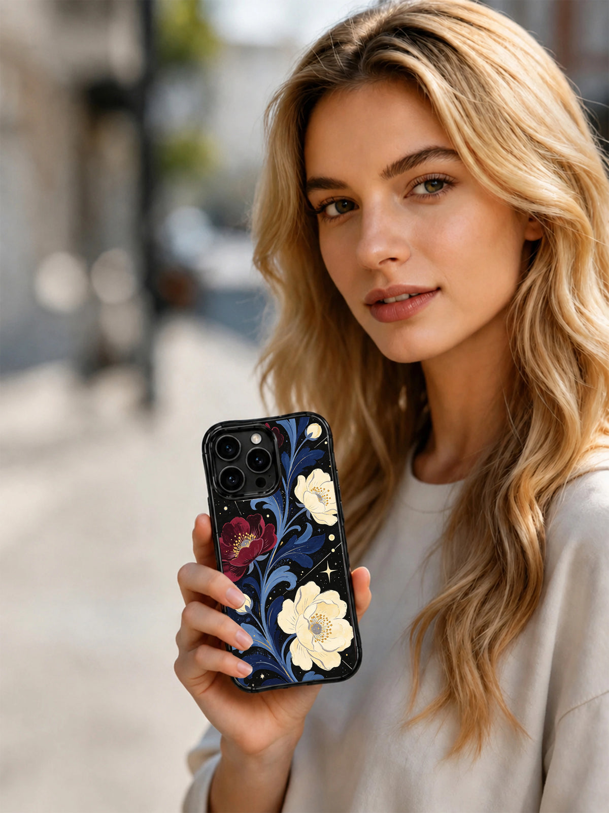 Moon Garden Echo iPhone 15 Pro case product view 6