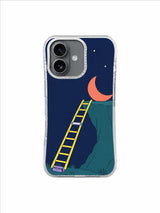 Reachable Coral Moon artwork on an iPhone 17 case by Mila Vardon