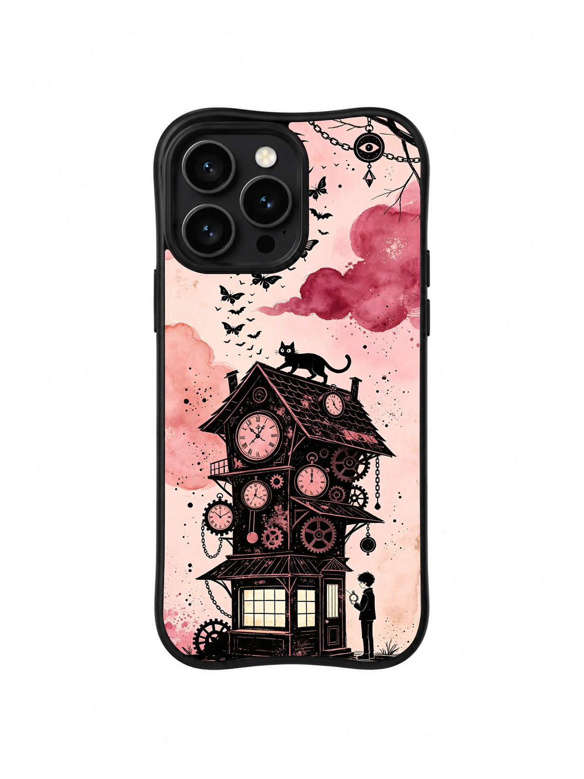 Moon Moth Release pattern iPhone 13 Pro case