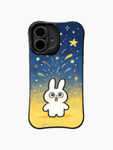 Little Moon Wonder pattern iPhone 16 Plus case