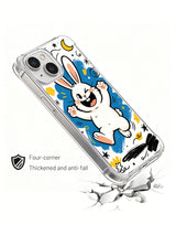 Moon Wink Bunny iPhone 13 case lifestyle commerce view 4