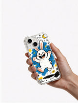 Moon Wink Bunny iPhone 13 case lifestyle commerce view 6