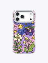 Moonlight Berry Garden iPhone 17 Pro Max case front view