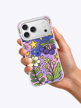Moonlight Berry Garden iPhone 17 Pro Max case lifestyle view
