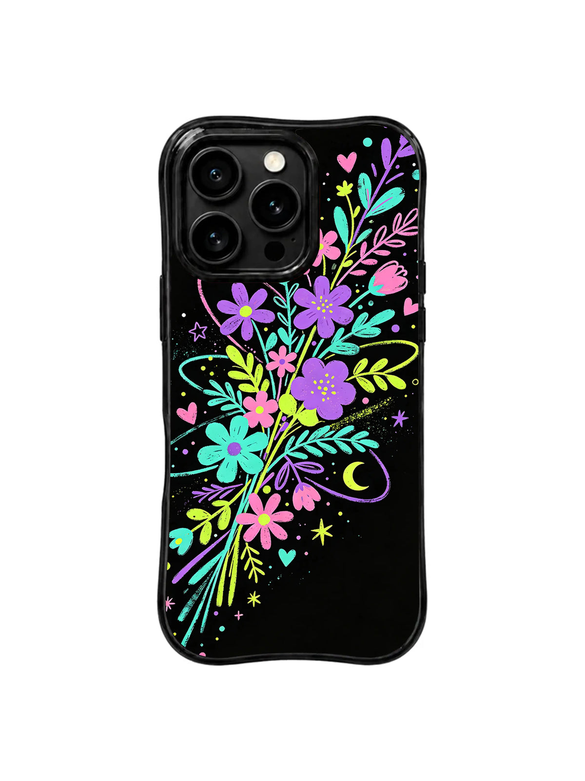 Moonlit Bouquet Signal pattern iPhone 16 Pro case