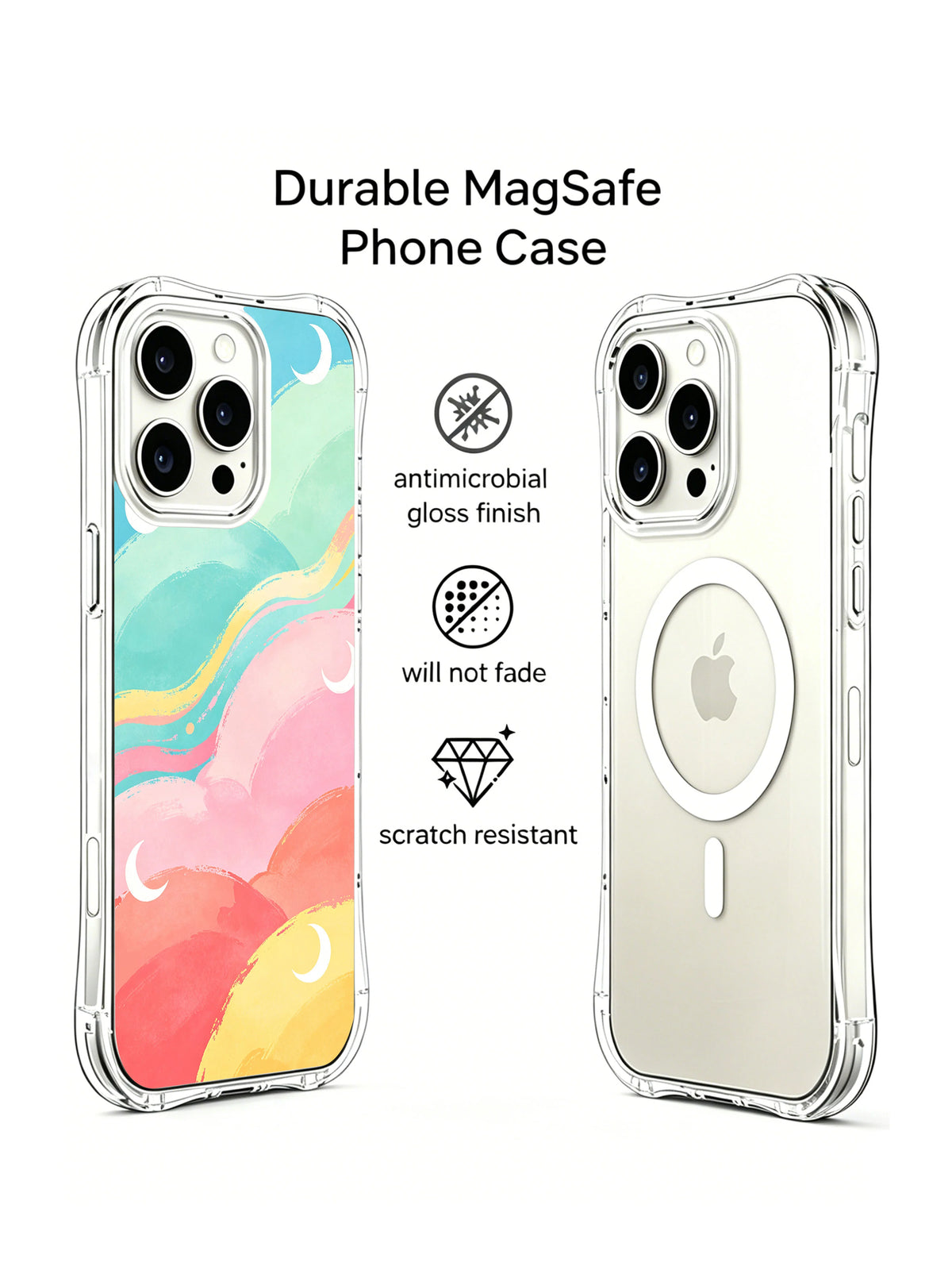Supplied marketing graphic with unverified protection, fit or MagSafe statements