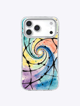Front view of Moonlit Orbit watercolor iPhone 17 Pro Max case