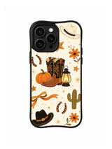 Moonlit Ranch Gear pattern on iPhone 14 Pro case