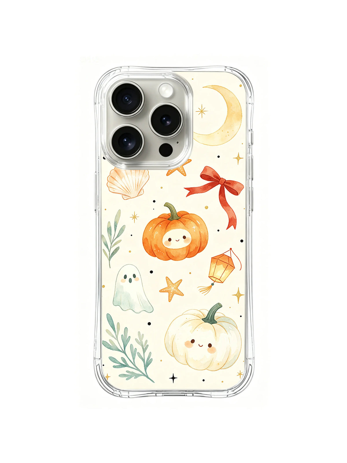 Moonlit Ghost Shore pattern iPhone 14 Pro case